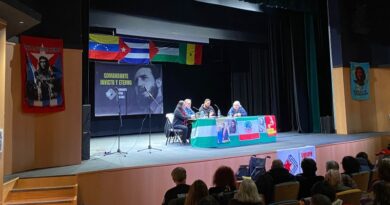 Solidaridad europea con Cuba en Sevilla – España