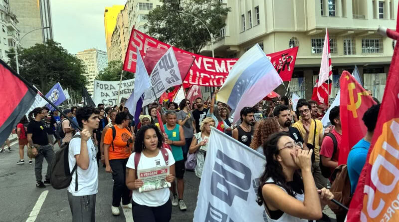 San Pablo, Brasil: gran manifestación pide por la libertad de Nicolás Maduro Moros y Cilia Flores