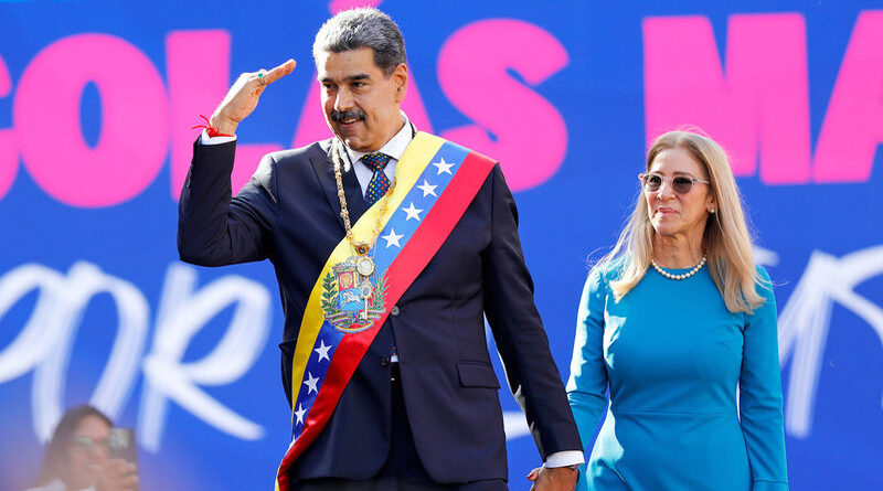 Nicolás Maduro y Cilia Flores