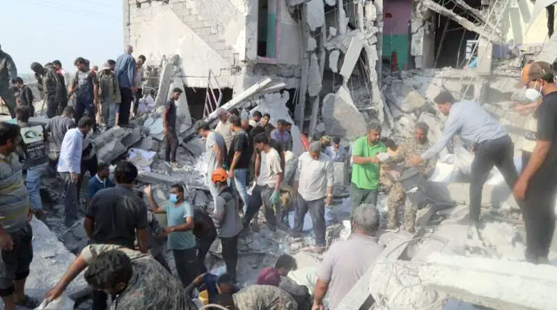 ataque terrorista sionista a escuela primaria en Minab, Irán