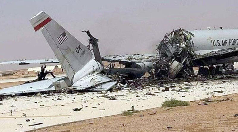 Beoing E3 Sentry destruído por el CGRI