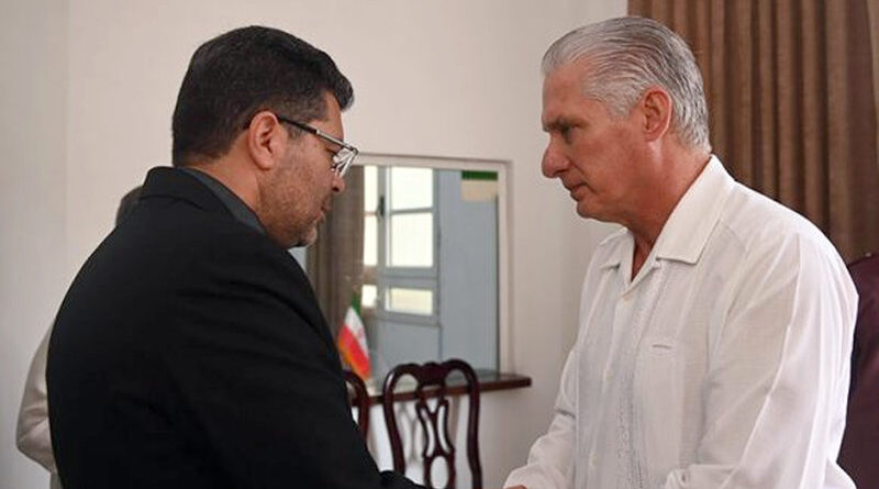 Diaz-Canel da las condolencias en la embajada de Irán en Cuba por el martirio de Ali Jameneí