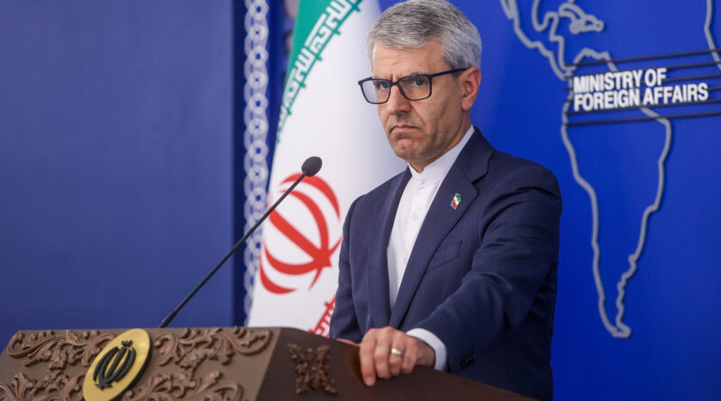 Esmaeil Baghaei, portavoz del Ministerio de Exteriores iraní