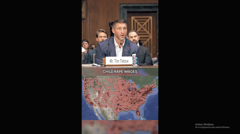 masiva pornografía infantil en los Estados Unidos