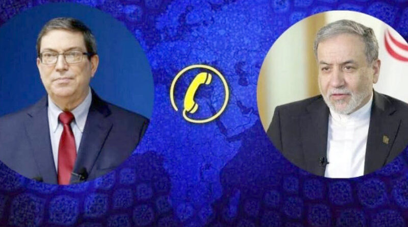 Bruno Rodríguez Parrilla y Seyed Abás Araqchi