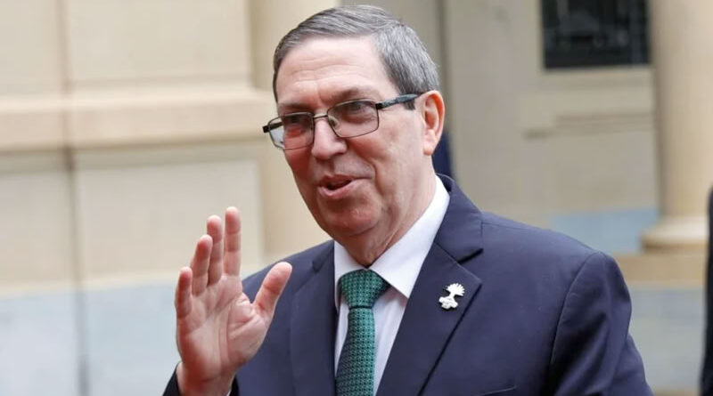 Bruno Rodríguez Parrilla, canciller de Cuba