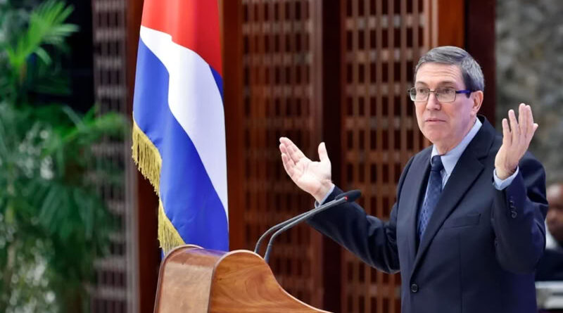 Bruno Rodríguez Parrilla, canciller de Cuba