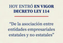 Entra en vigor Decreto Ley 114