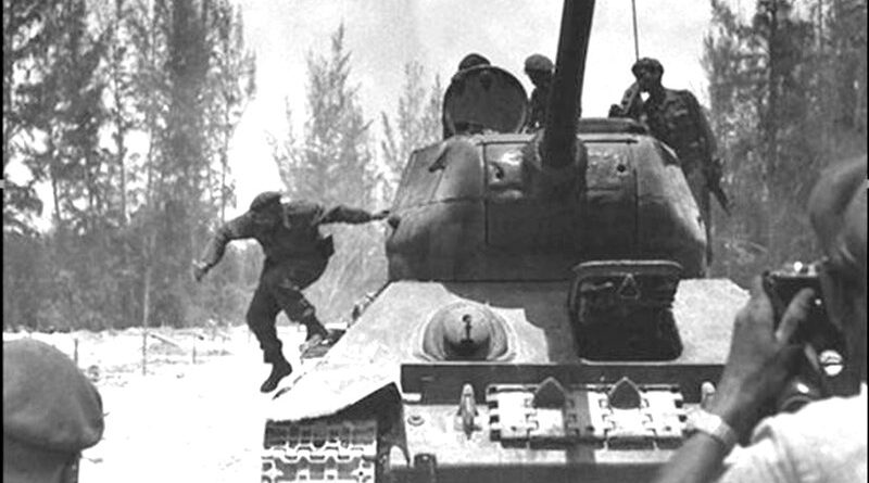 Fidel Castro en la batalla de Girón