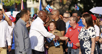 Mujeres cubanas protagonizan en La Habana un firme rechazo al recrudecimiento del bloqueo de Estados Unidos
