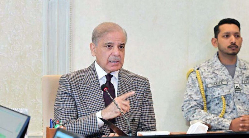 Shahbaz Sharif, primer ministro de Pakistán