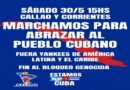 Medio centenar de agrupaciones argentinas apoyan Marcha por Cuba