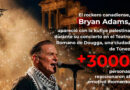 Concierto de Bryan Adams se convierte en símbolo de apoyo a Palestina