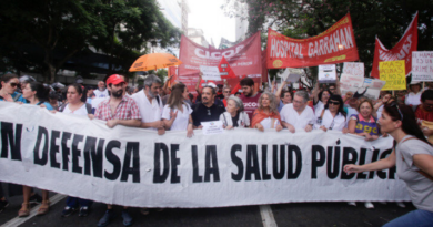 Personal médico argentino también marchará contra el gobierno