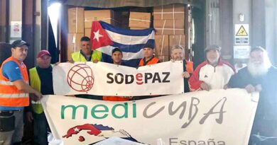Envían desde España contenedor de ayuda sanitaria a Santiago de Cuba