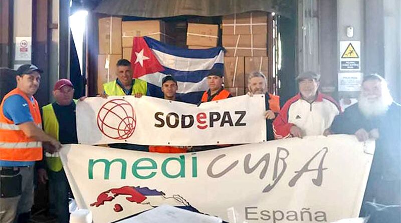 Solidaridad con Cuba de Sodepaz y Medicuba, de España