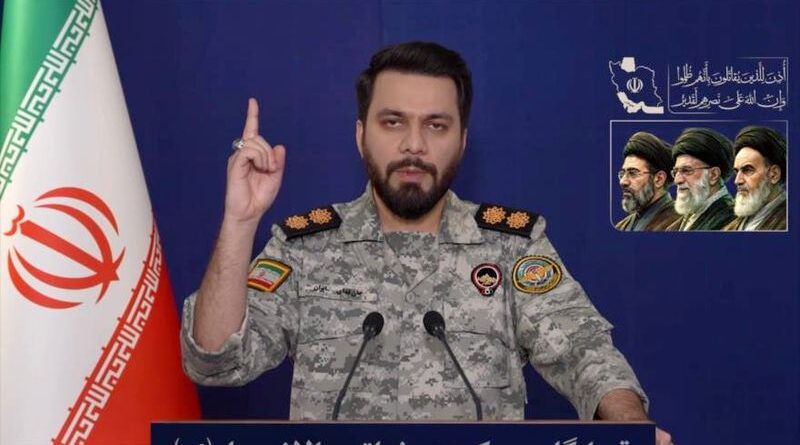 Ebrahim Zolfaqari, portavoz del cuartel general central Jatam al-Anbia de las Fuerzas Armadas de Irán