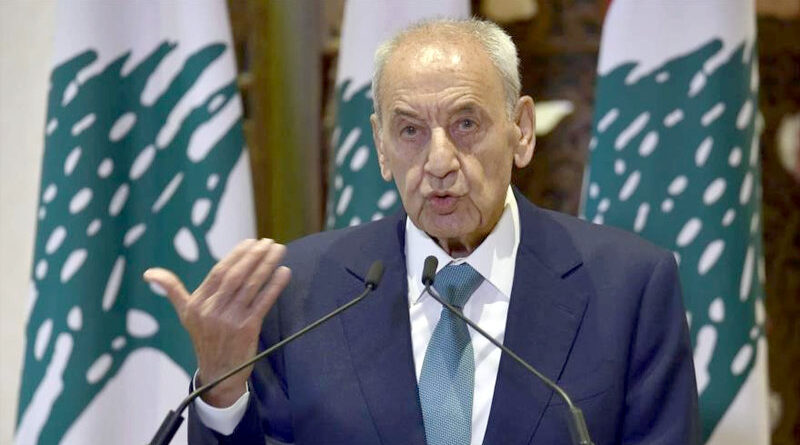 Nabih Berri, presidente del Parlamento libanés
