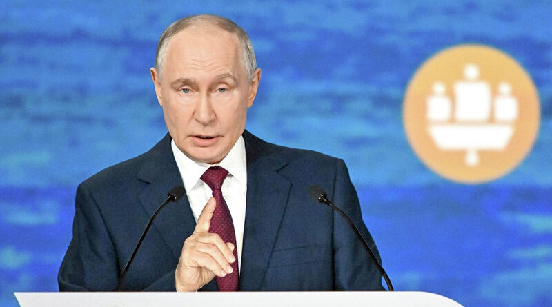 Disertación de Putin en el SPIEF