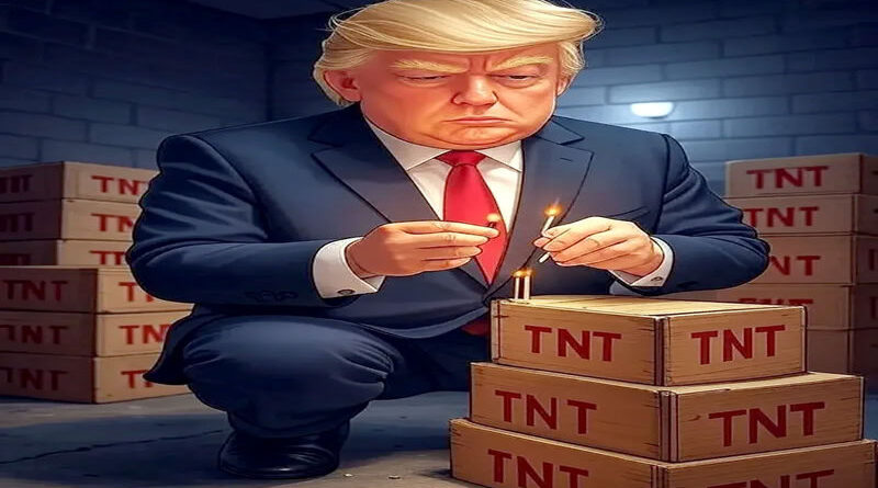 Trump incendiario
