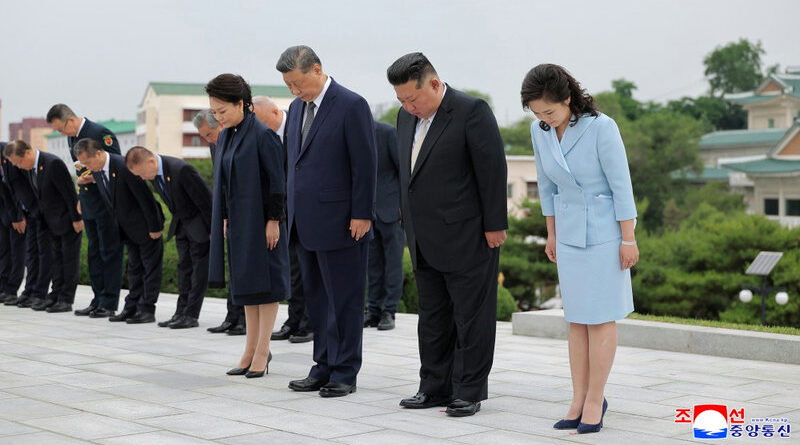Xi Jinping y Kim Jong Un