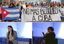 En Lanús, Argentina, también se grita abajo el bloqueo de EEUU a Cuba