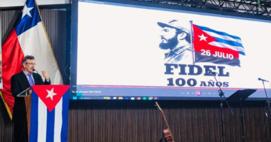 Llaman en Chile a crear movimiento amplio de apoyo a Cuba