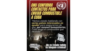 ONU gestiona con “varios países interesados” envío de combustible a Cuba