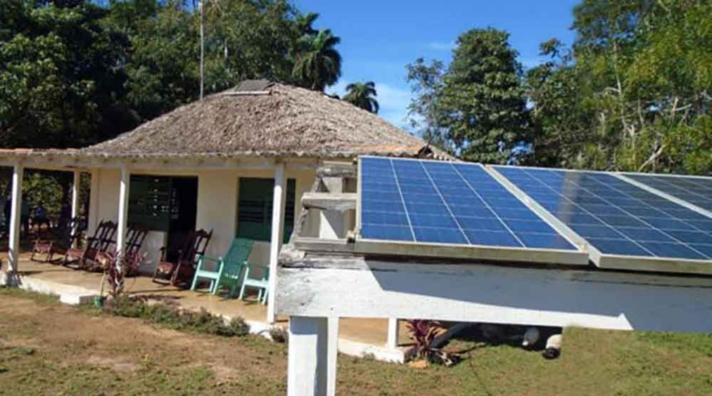 China envía a Cuba sistemas 5.000 fotovoltaicos