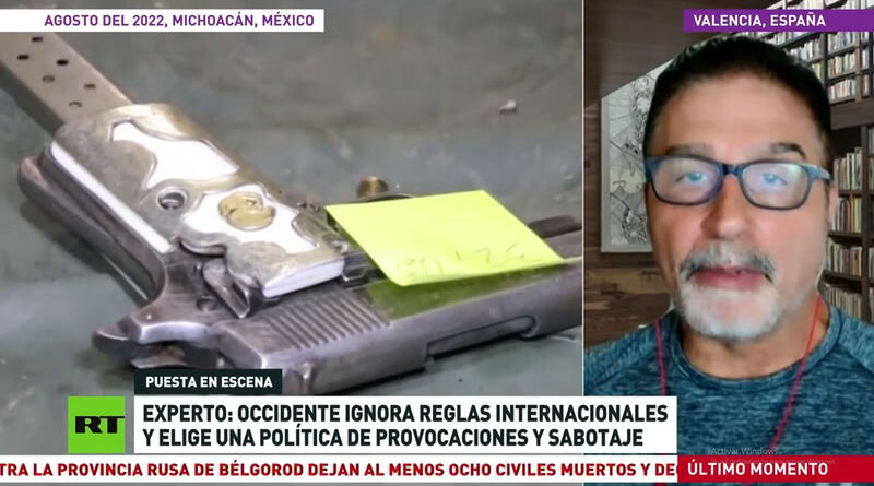 puesta en escena de operación de bandera falsa