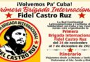 Desde Argentina 1ra Brigada Internacional Fidel Castro Ruz a Cuba