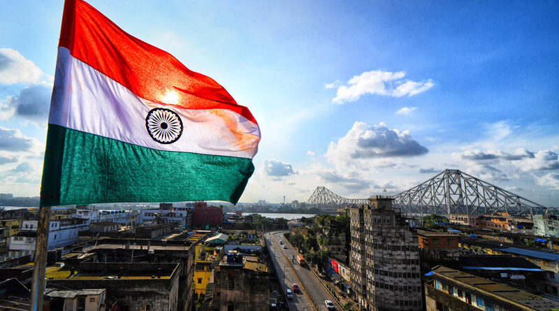 bandera de La India