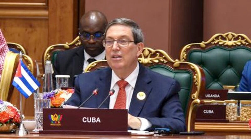 Bruno Rodríguez en los BRICS: Somos un país de paz. No somos una amenaza para nadie