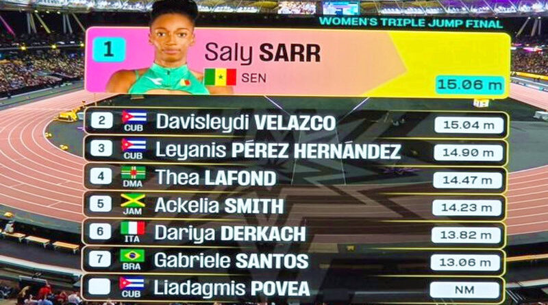 Salto Triple femenino: plata y bronce para Cuba