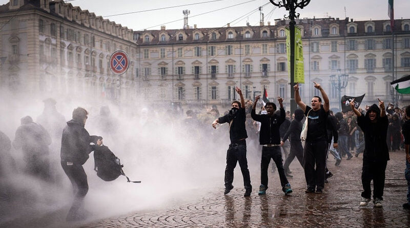 protestas en Italia