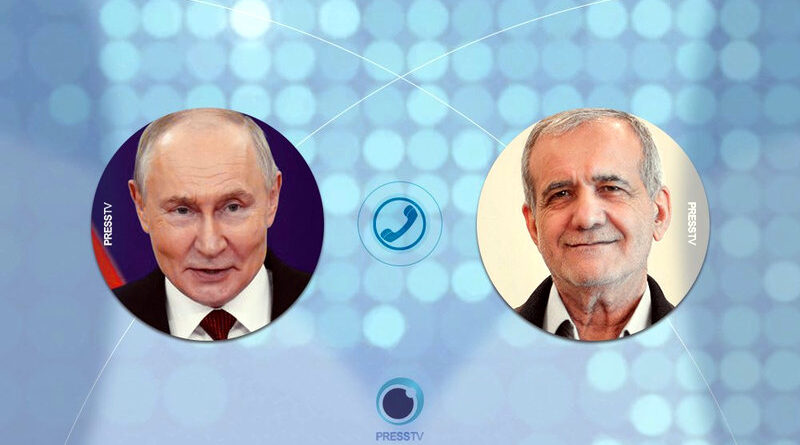 diálogo telefónico entre Putin y Pezeshkian